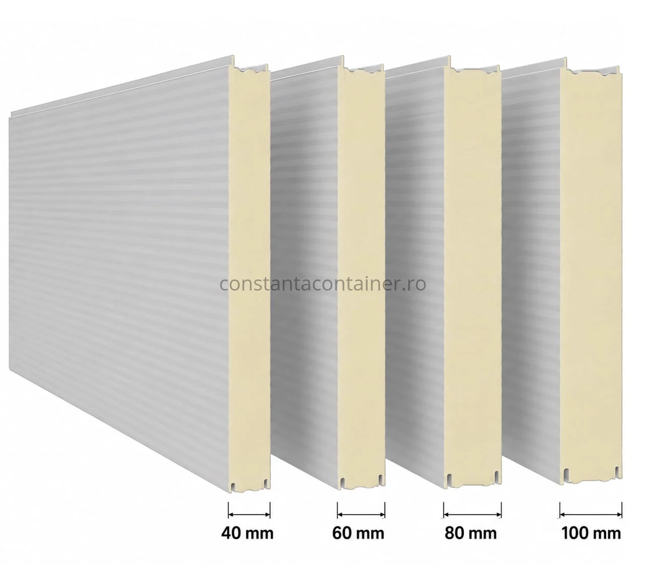 Alege optional grosime pereti exteriori container grosime panouri sandwich container